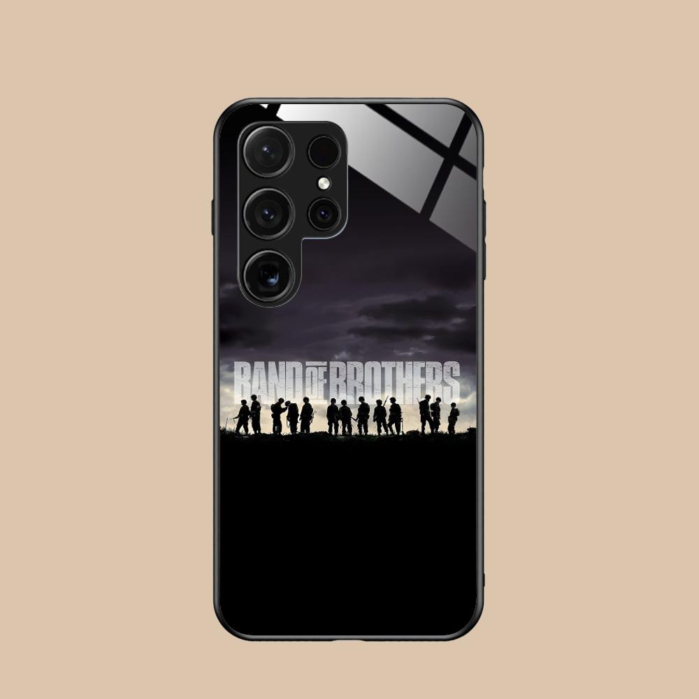 

Band of Brothers Phone Case for Samsung Galaxy S26 S25 S24 S23 S22 S21 S20 Note20 Plus FE Ultra Glass Protective Cover Galaxy S20 FE