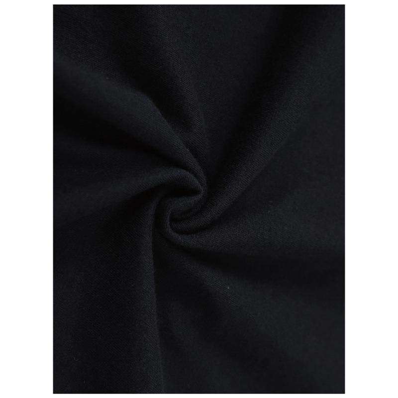 Tailles européennes T-shirt Graphique Vibes Positives pour Homme - Noir Décontracté d'Été avec Design Inspirant, Doux, Col Rond, Lavable en Machine