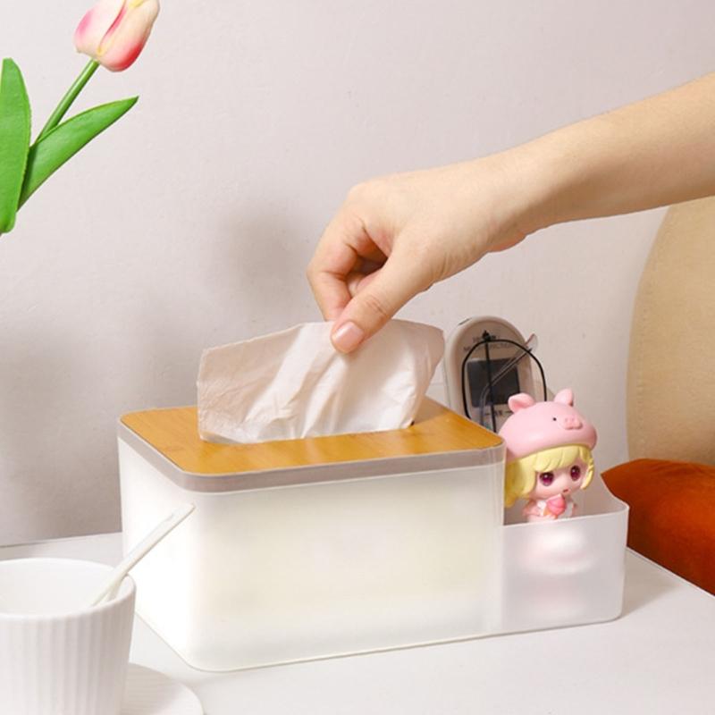 Simple Desktop Paper Towel Drawer Home Living Room Dining Room Napkin Holder Coffee Table Remote Control Storage Box