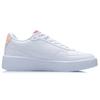 New LiNing Slip Resistant Breathable Lightweight Balance Wear Resistant Low Top Skateboard Shoes Women's White Apricot Red AGCR198-2