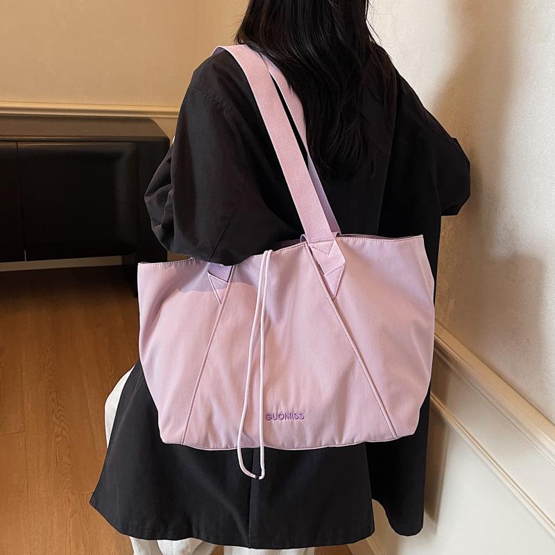 

Versatile Women s Large Capacity Tote Bag for Short Trips 42*23*31cm фіолетовий