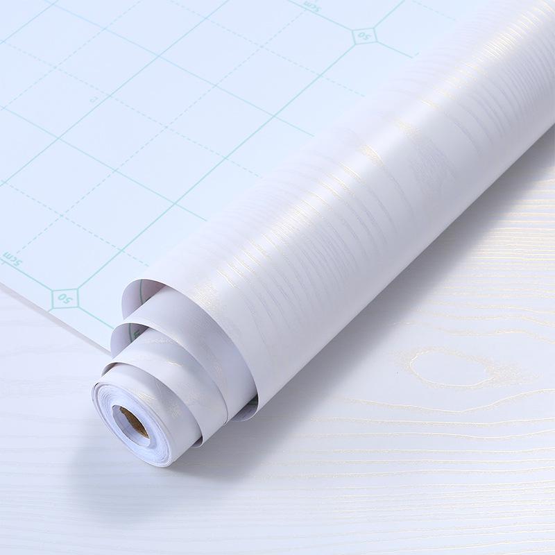 Thick Wood Grain Self-Adhesive Waterproof Wallpaper for Doors & Furniture Renovation