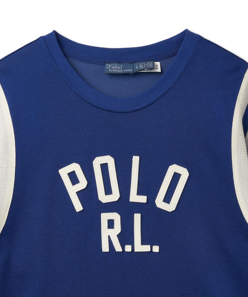 POLO RALPH LAUREN W Logo Jersey Tee-Blu