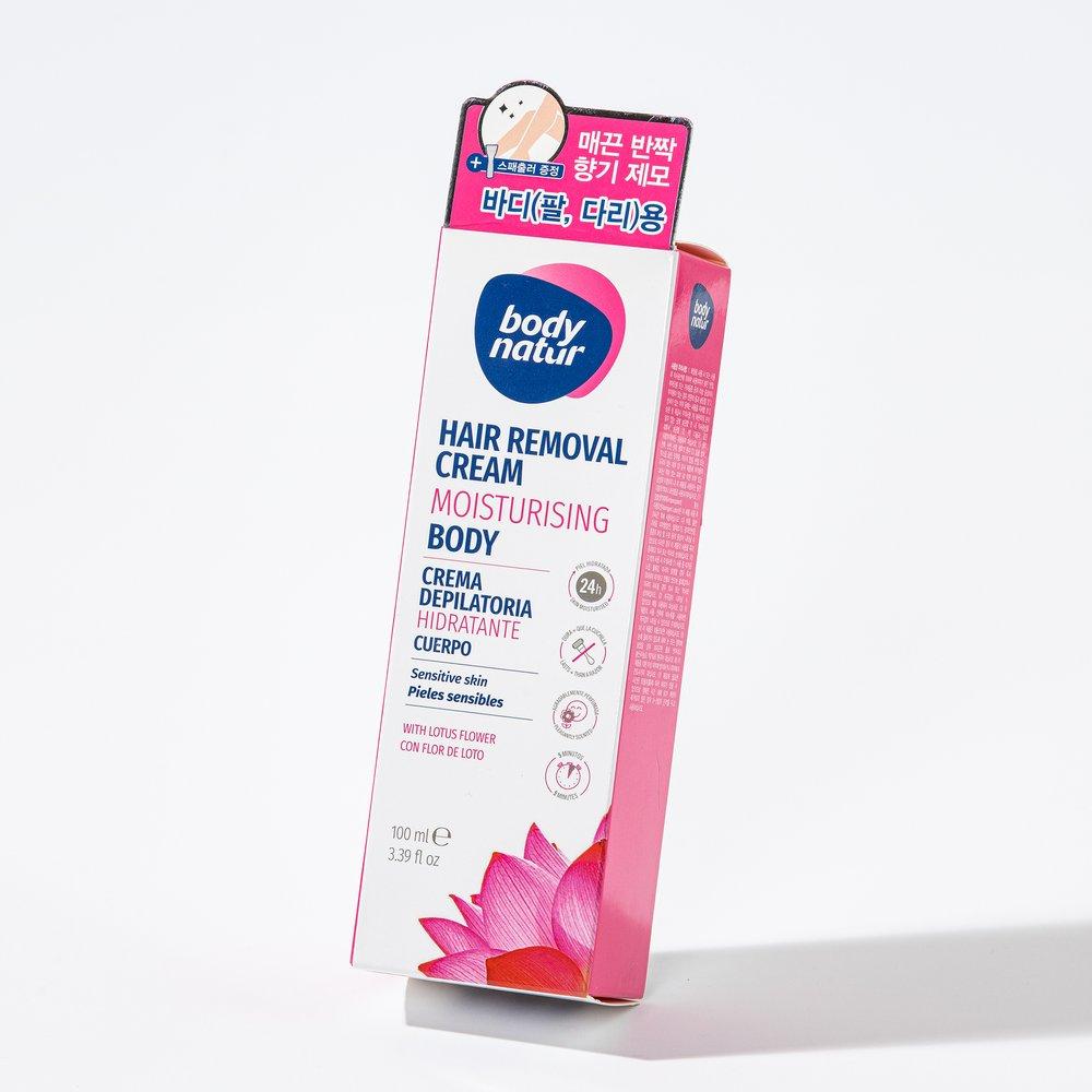 BODY NATUR Cremă Depilatoare Floare de Lotus 100ML