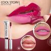 3pcs Tear Lip Liner Lip Gloss Set Matte Sexy Lip Glaze Non-stick Cup Liquid Lipstick Lasting Color Waterproof Lip Glaze Valentine's Day Gift Box