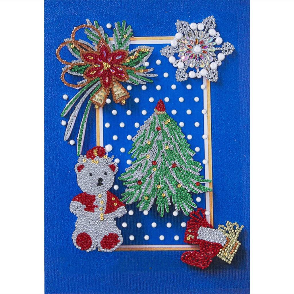 Ny spesiell form diamantmaleri Blomst Scenisk mønster DIY 5D Del Drill Kryssstingsett Krystallkunst Rhinestone Broderi