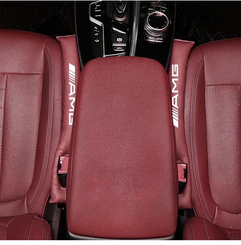 2Pcs AMG Car Seat Gap Filler Leak Proof Sealing Strip Stickers For Mercedes Benz W204 W205 W203 W211 W212 W213 W201 W210 W124 jjj1