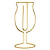10pcs Gold Electroplating Metal Goblet Shaped Paper Clips Funny Cute Book S for   School Stationery