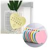Post-it Notes Cute Strong Adhesive Multi-color Notebook Suitable Business Use Apple Strawberry Heart Shape Office Classroom Home Blackboard Wall 100