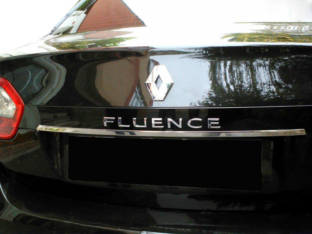 

Полоска над номером (нерж.) для Renault Fluence 2009-2016 гг