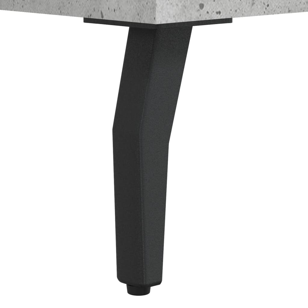  Coffee Tables, 2 Pcs, Concrete Grey, 50x50x40 Cm
