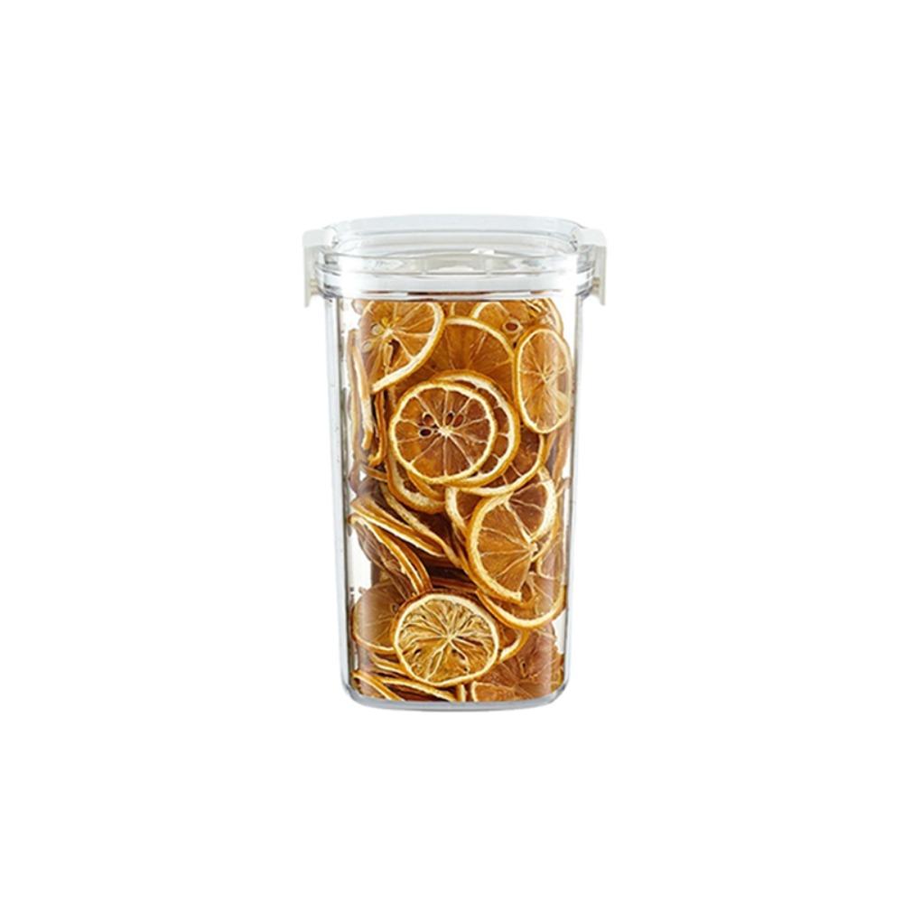 Leak-proof Plastic Vacuum Sealed Tank Moisture-Proof Coffee Beans Jar Sealed Canister Snack 1300ml Box