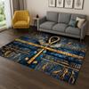 Tapete com Símbolo Mitológico de Faraó Egípcio Antigo para Decoração de Casa, Quarto, Sala de Estar, Sofá, Capacho, Tapete de Área para Jogos, Tapete Antiderrapante
