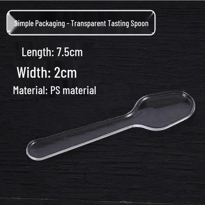 ZISIZ Disposable Plastic Mini Spoons