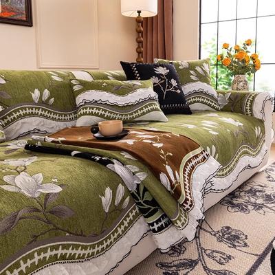 2025 New Sofa Cushion, High-end Sense, Universal In All Seasons, Non-slip Chenille Seat Cushion, Skirt Sofa Cover