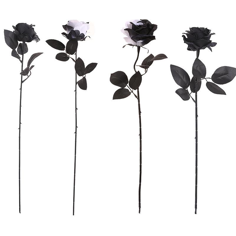 Hot Selling Black Magic Rose for Halloween Costume - Artificial Flower