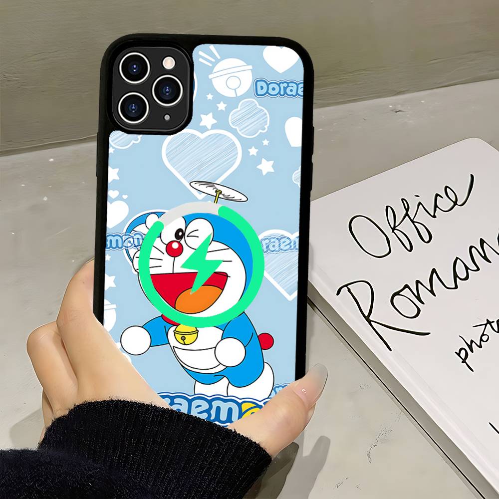 Cartoon D-Doraemons For Magsafe Magnetic Wireless Phone Case For IPhone 11 12 13 14 15 16 17 Pro Max Plus Cover
