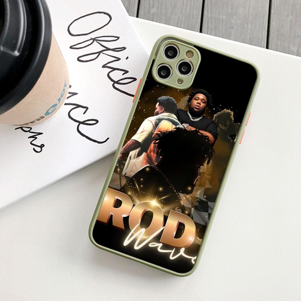 Rod Wave Rapper Cool Man Phone Case For IPhone 14 11 12 13 Mini Pro Max 8 7 Plus X XR XS MAX Translucent Matte Cover