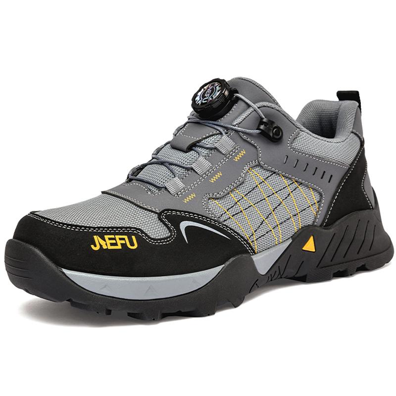 High-quality Safety Shoes Men Boots Work Sneakers Rotating Button Composite Toe Work Shoes Puncture-Proof Insulated Shoes