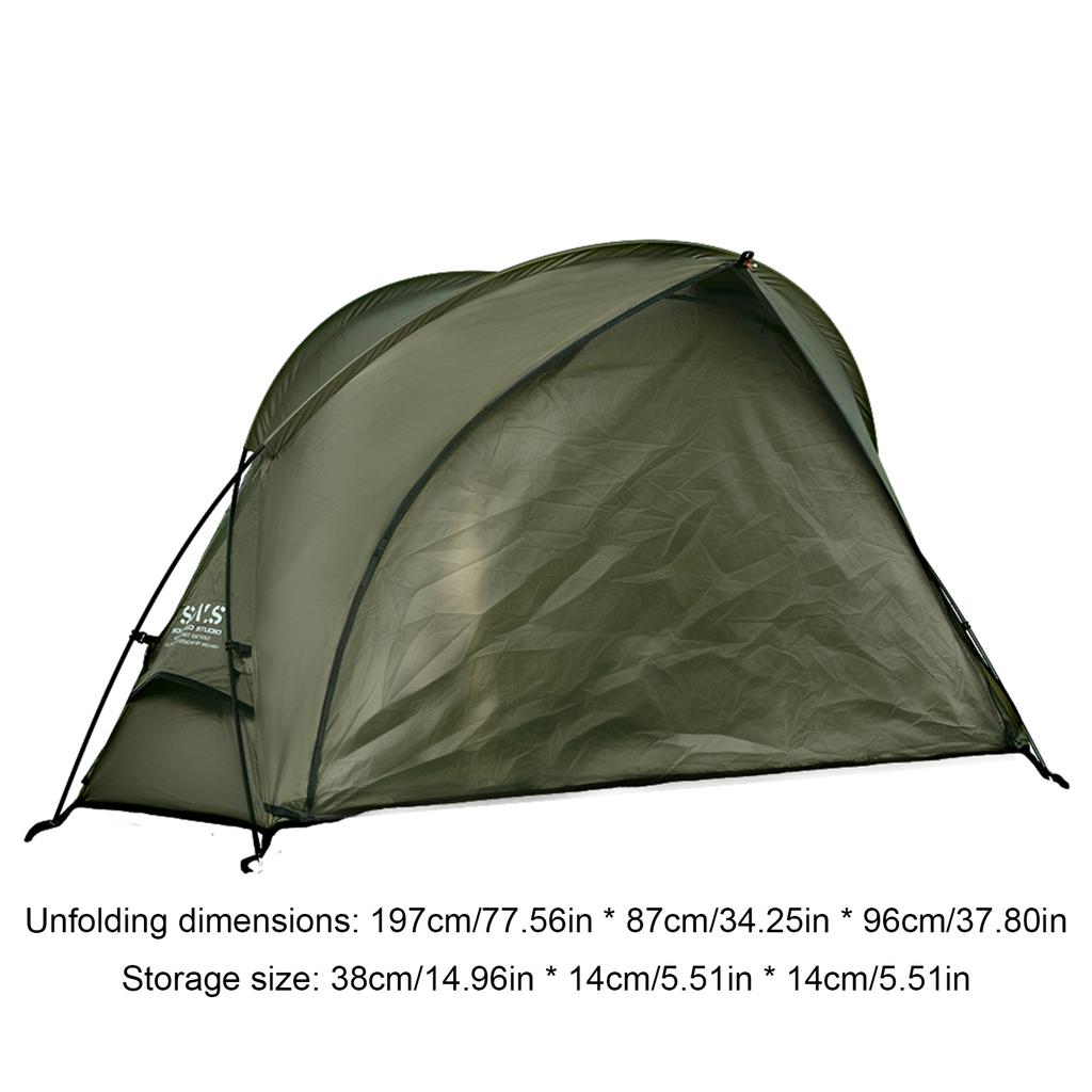 1-Personen Campingzelt Ultraleicht Wasserdicht Trekkingzelte Wandern UV-Schutz Rucksackzelt Reisezelt Grundausstattung