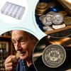 Coin Storage Box 100 Pieces Silver Dollar Collector Organizer 4 Sizes 20/25/27/30mm Protect Gasket Round Coin Covers Supplies