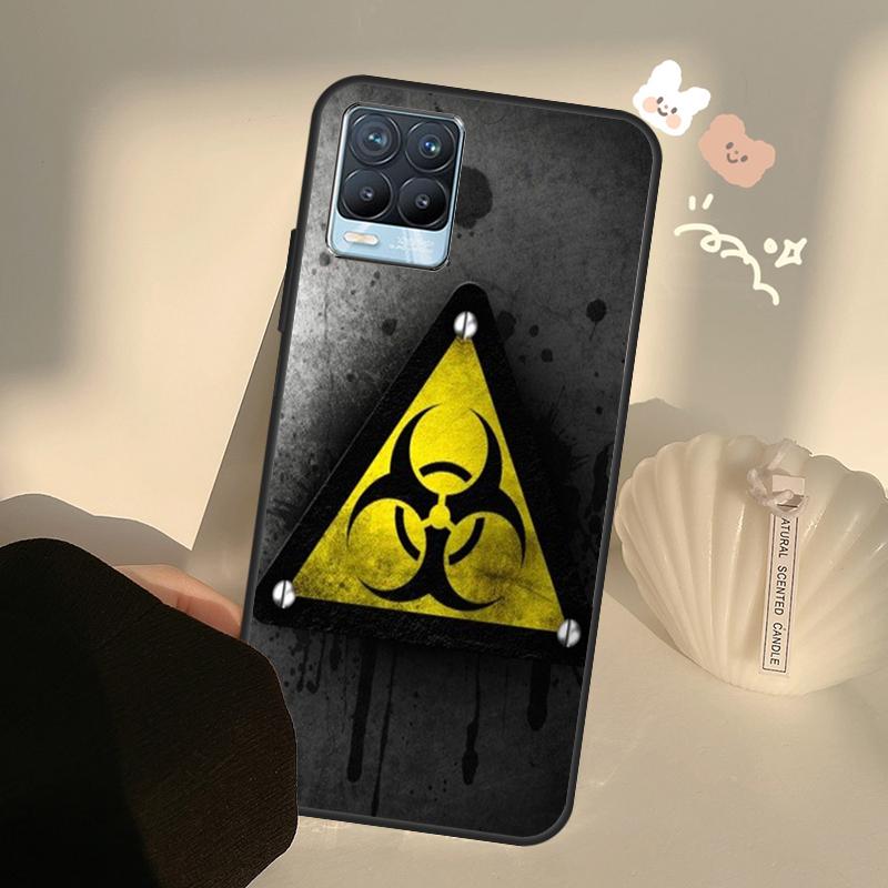Biohazard Symbol Case For Realme C71 C63 C61 C55 C51 C53 C25 C65 C67 C75 11 12 13 14 15 Pro Plus GT6 GT7 Pro