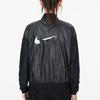 Nike Codzienna Krótka Tkana Kurtka Damska Odzież Wierzchnia Czarna DD6848-010