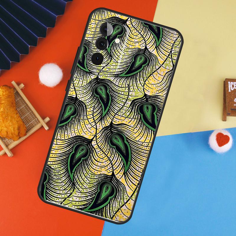 African Wax Print Design Case For Samsung Galaxy A16 A26 A36 A56 A17 A55 A35 A15 A52 A32 A12 A53 A33 A13 A14 A34 A54