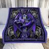 Cartoon Dragon Art Throw Blanket Super Soft Flannel Couch Cover Cozy Animal Pattern for Mattress Sheet