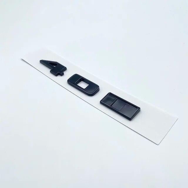 3D ABS Glossy Black Silver Letters 25T 28T 40T AWD Emblem for Cadillac CT4 CT5 CT6 Car Fender Trunk Rear  Logo Sticker