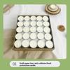 100Pcs Unscented Candles Smokeless 4-Hour Burn Time Round Candles with Aluminum Cup