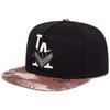 New hat embroidered letters baseball cap men's and women's casual versatile simple flat cap