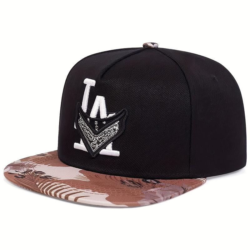 New hat embroidered letters baseball cap men's and women's casual versatile simple flat cap