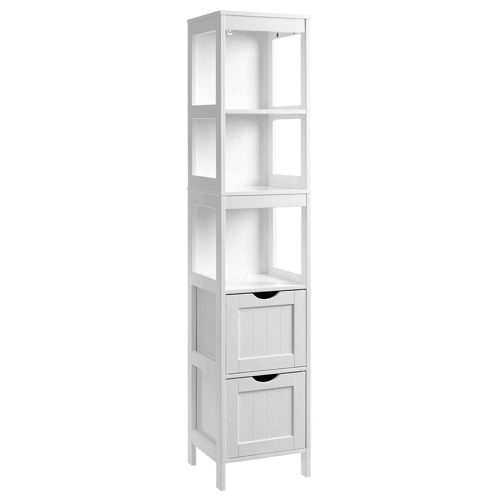 Leroy Merlin Armario Para Baño De Almacenamiento, Alto Y Estrecho, 30X30x141,5 Cm Blanco - Imagen 4