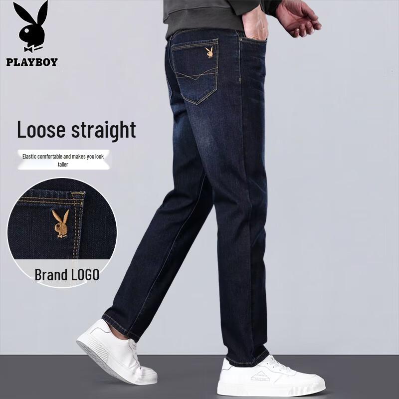 

PLAYBOY Мужские джинсы прямого кроя слим-фит на осень/зиму 32