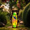 VEWOGARDEN Dragonfly Solar Lanterns Outdoor Waterproof Hanging Solar Lantern Decorative Outdoor LED Lantern Lights for Patio Yard Table Garden Decor