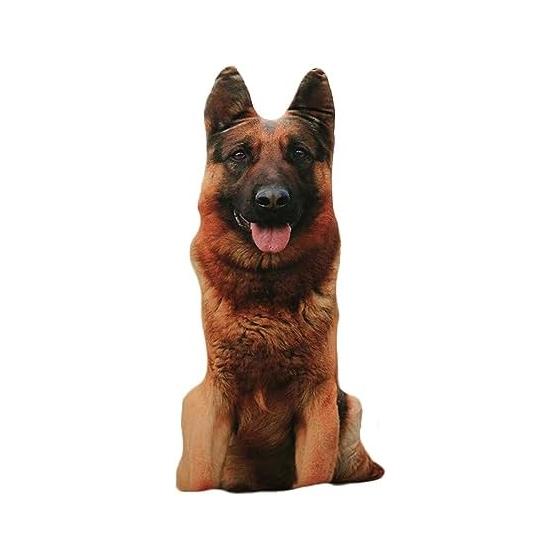 Dog Stuffed Animal German Shepherd Body Pillow Large Realistic Super Realistic Chewy Cute 3D Dog Cute Cushion Co-sleeping Pillow Co-Sleeping Sewing