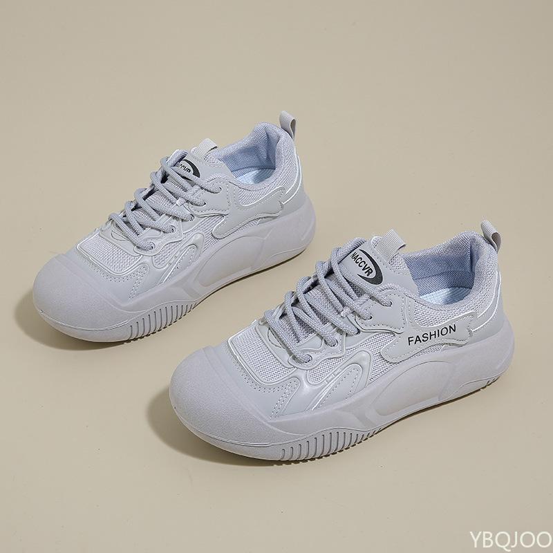 Fashion Spring New Breathable White Shoes for Female Students Versatile for Daily Wear Casual Sports Simple Comfortable Board Shoes