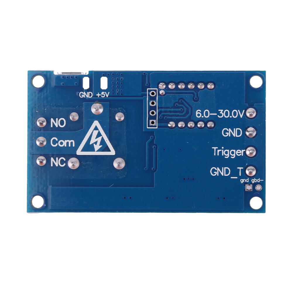 1 Way Relay Module Times Delay Board 4 Button Cycle Timer Delay Trigger Disconnect Module with LED Display Electronic Components