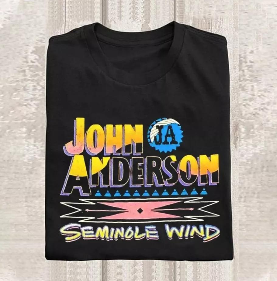 Rare John Anderson Seminole Wind Heavy Cotton Black S-5XL Unisex Shirt CM512 XXXL