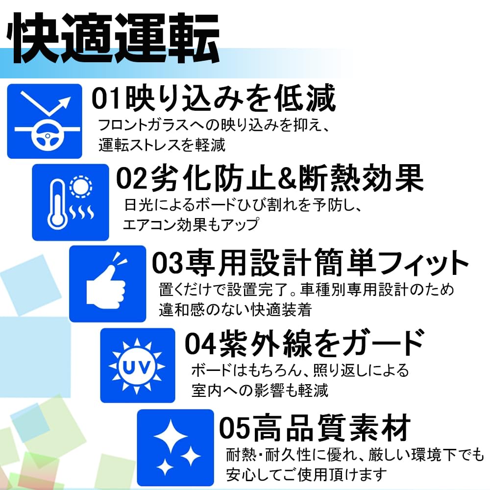 XIKER Dashboard Mat for Nissan Dayz B4 (2019–, Anti-Glare, UV Cut, 3D Molded)