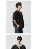Vintage Style Men's Lapel Sweater: Patchwork Knitwear Pullover for Spring/Autumn