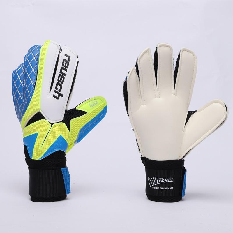 Goalkeeper gloves full latex tape finger guard thickened wear-resistant non-slip adult children gantry finger guard anti-slip football S