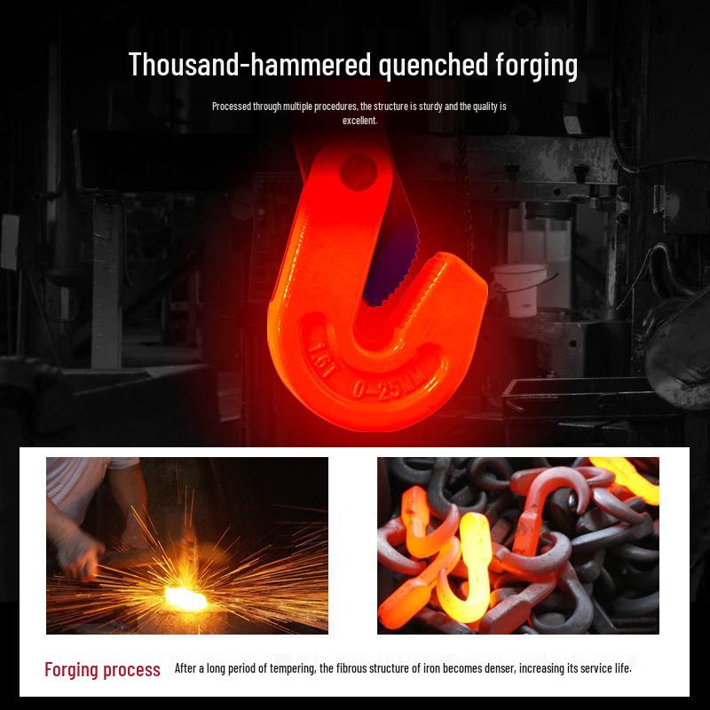 Jinyou Lifting Clamp: L-Shaped Plate Hook & CDH Vertical/Horizontal Steel Plate Clamp Tool