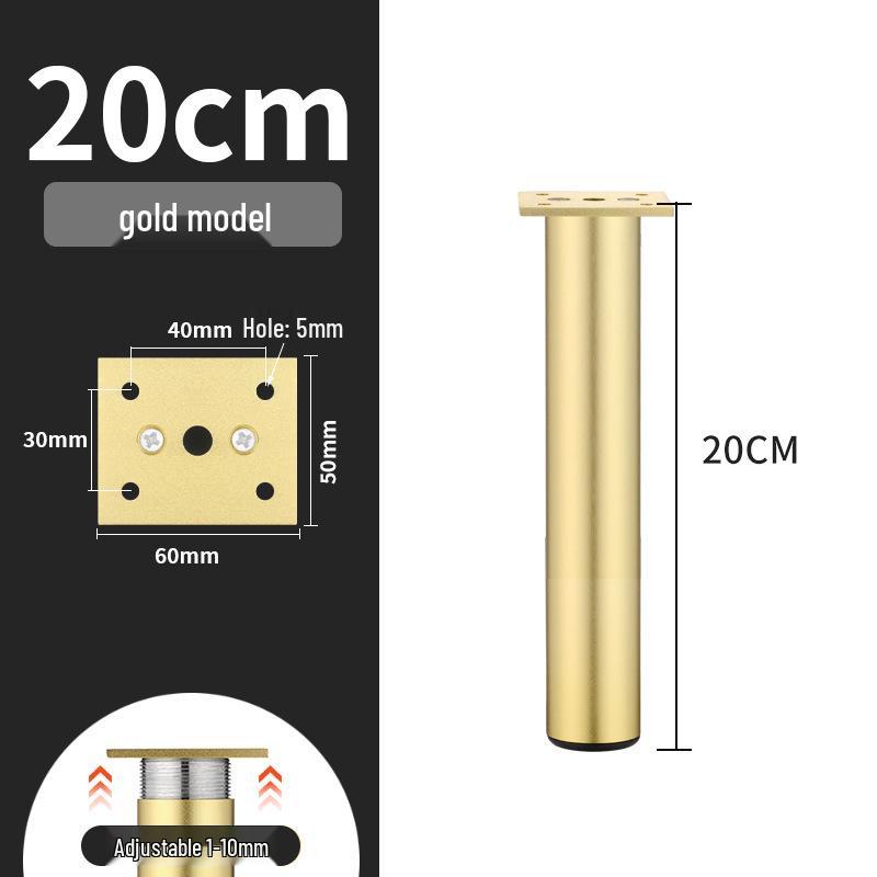 Adjustable Aluminum Alloy Cabinet & Furniture Support Legs