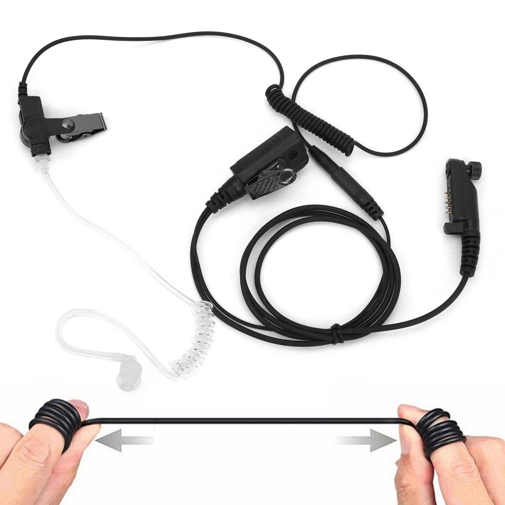 Walkie Talkie Earpiece Split Design Headset for Hytera X1P X1EX1 PD600 PD680 for Retail
