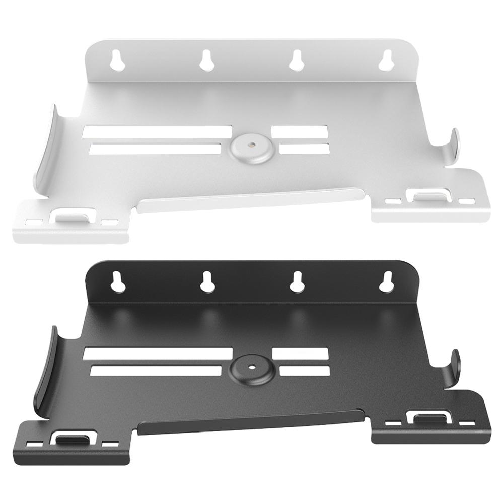 Wall Mount Host Stand with Controller Hook Host Universal Wall Bracket Space Saver Console Dock Bracket for PS5 Pro/PS5 Slim