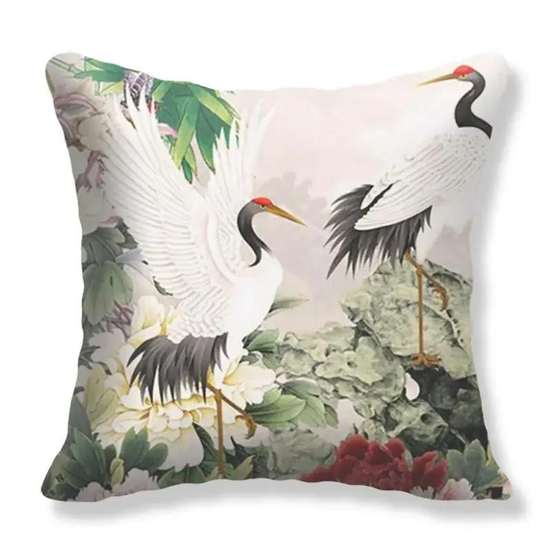 Sofa Cushion Cover Home Pillow Cartoon Funny Love Animal Cat Print Decoration