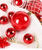 42pcs Electroplated Shiny Christmas Tree Baubles - Creative Hanging Ornaments for Festive Decoration