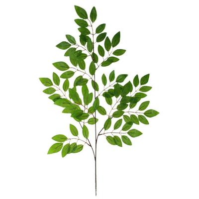 60cm Artificial Sophora Leaves Plastic Lifelike Sophora Leaf Branch Real Touch Fake Plants Outdoor Indoor Decor
